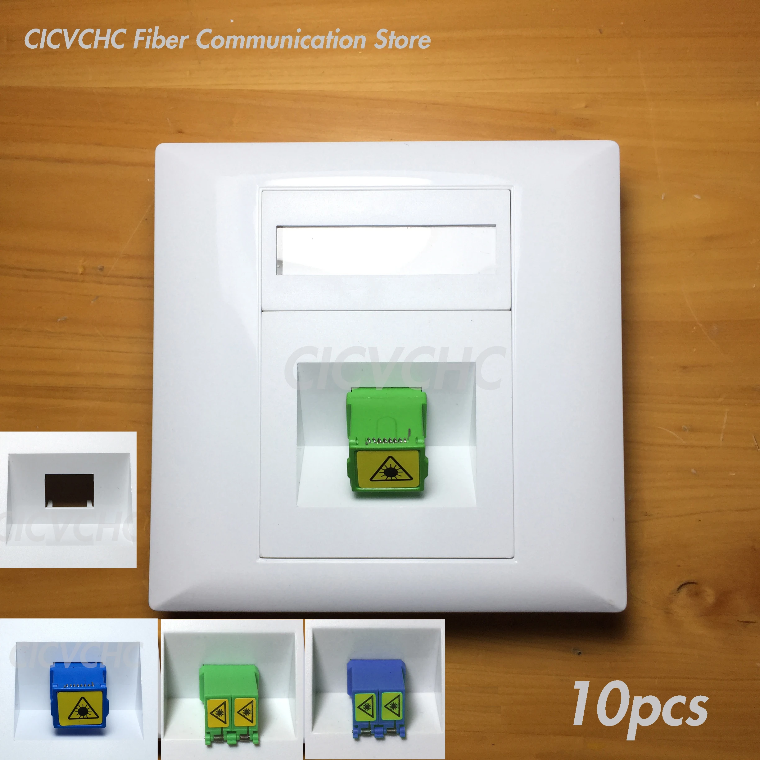 10 шт. 86x86 мм панель для Simplex SC или Дуплексный LC адаптер/белый/FTTH ODN
10 шт. 86x86 мм панель для Simplex SC или Дуплексный LC адаптер/белый/FTTH ODN