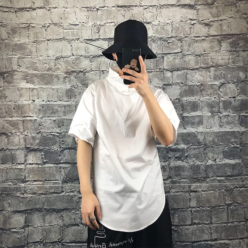 Men's Loose Collar Shirt Korean Summer Fashion Loose Breathable Short Sleeve Fashion Casual Casual Casual Shirt
Men's Loose Collar Shirt Korean Summer Fashion Loose Breathable Short Sleeve Fashion Casual Casual Casual Shirt