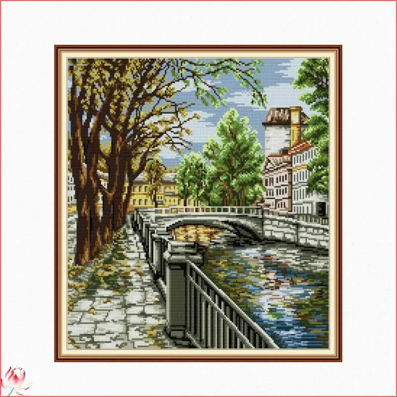 Waterside Scenery Patterns Counted 11CT 14CT Cross Stitch Set DIY Counted Cross-stitch Kit Embroidery Needlework Home Decoration
Waterside Scenery Patterns Counted 11CT 14CT Cross Stitch Set DIY Counted Cross-stitch Kit Embroidery Needlework Home Decoration