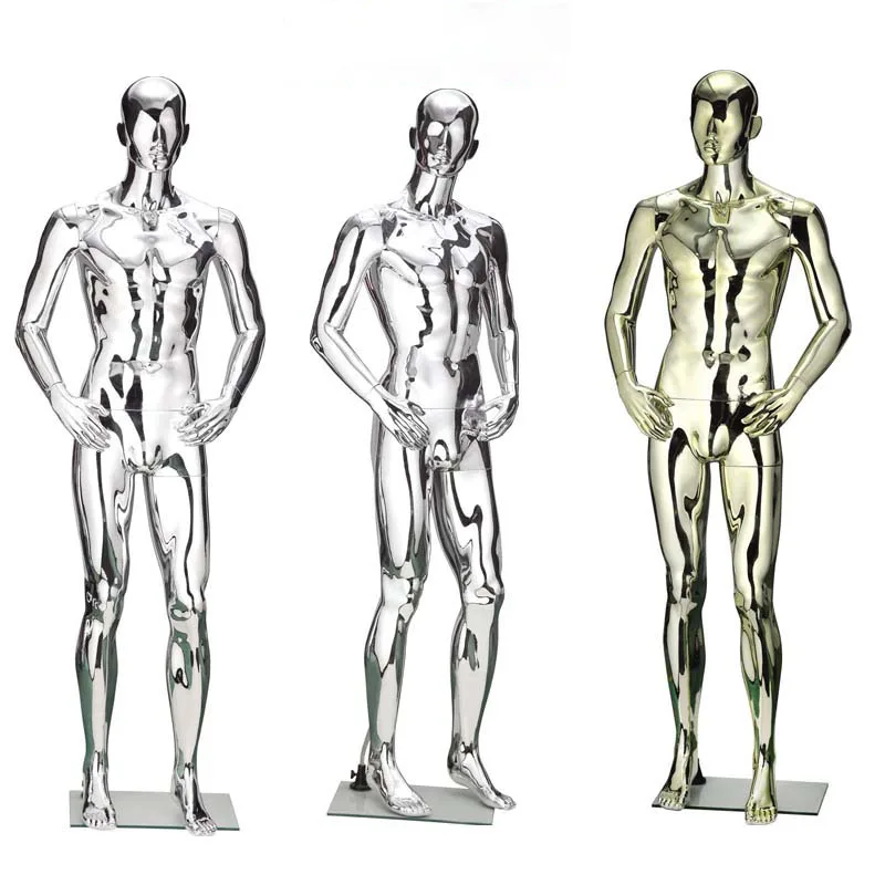 High Quality Electroplating Silver Male Model Abstract Whole Body Men Model Factory Direct Sell
High Quality Electroplating Silver Male Model Abstract Whole Body Men Model Factory Direct Sell