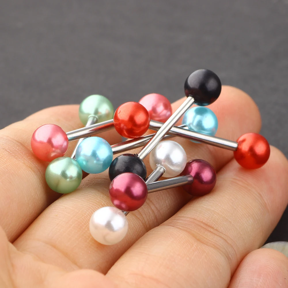 JUNLOPWY Stainless Steel Bar Acrylic Ball 14g Tongue Barbell Rings Nipplerings Ear Tragus Earrings Piercings Body Jewelry 200pcs
JUNLOPWY Stainless Steel Bar Acrylic Ball 14g Tongue Barbell Rings Nipplerings Ear Tragus Earrings Piercings Body Jewelry 200pcs
