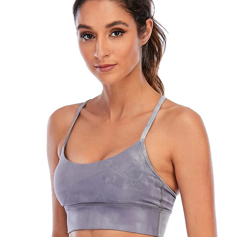 Women Sports Bra High Impact Padded Thin Shoulder Strap Halter Gym Running Underwear Yoga Crop Top Push-up Workout Brassiere
Women Sports Bra High Impact Padded Thin Shoulder Strap Halter Gym Running Underwear Yoga Crop Top Push-up Workout Brassiere