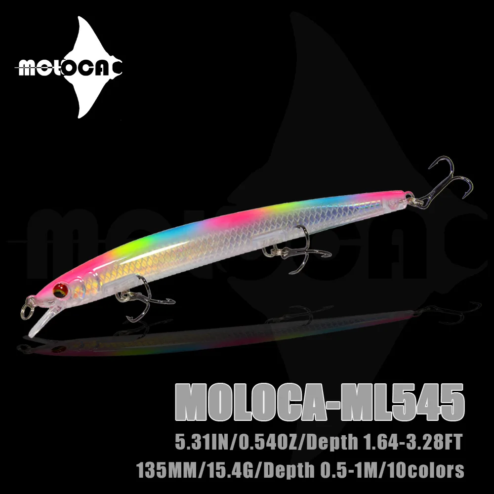 Fishing Lure Minnow Weight 14.5g Floating 0.5-1m Whopper Trolling Peche Blackfish Isca Artificial Flotadores Lures Angeln Tackle
Fishing Lure Minnow Weight 14.5g Floating 0.5-1m Whopper Trolling Peche Blackfish Isca Artificial Flotadores Lures Angeln Tackle