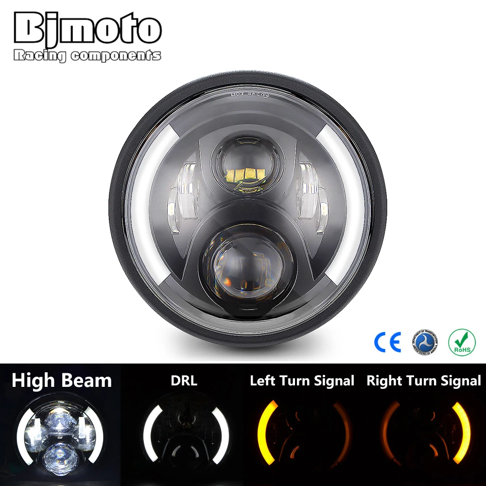 7.5 inch Universal Modified Motorcycle Led Headligh High Low Beam DRL Turn Light H4 H13 round head light For Honda Kawasaki BMW
7.5 inch Universal Modified Motorcycle Led Headligh High Low Beam DRL Turn Light H4 H13 round head light For Honda Kawasaki BMW