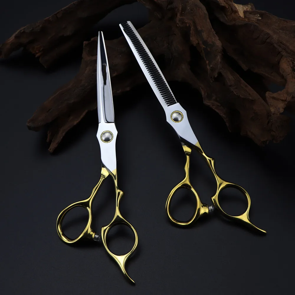 professional JP 440c steel 6.5 inch bearing gold hair cutting scissors haircut thinning barber cut shears hairdressing scissors
professional JP 440c steel 6.5 inch bearing gold hair cutting scissors haircut thinning barber cut shears hairdressing scissors