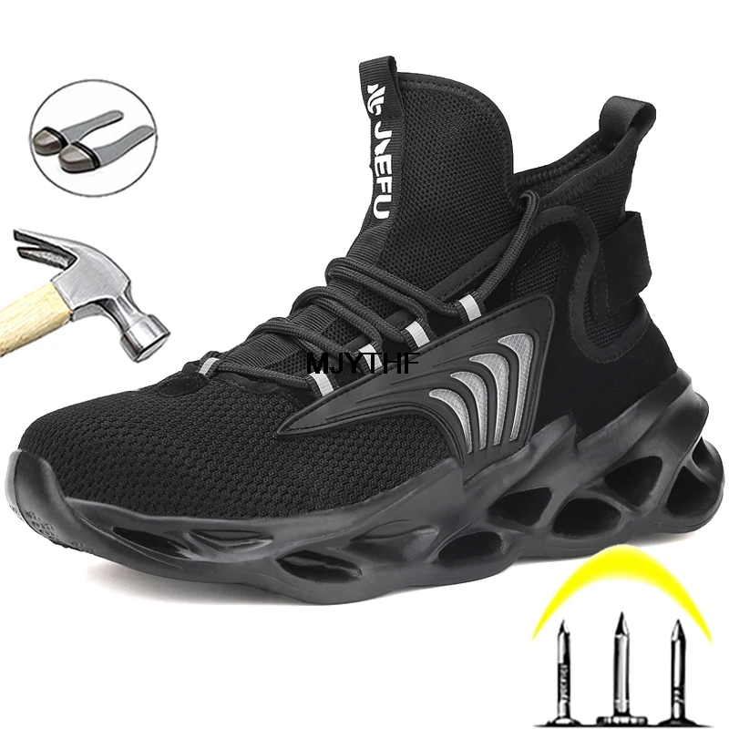 Work Safety Boots Men Lightweight Work Sneakers Indestructible Shoes Anti-puncture Security Footwear Steel Toe Safety Shoes Men
Work Safety Boots Men Lightweight Work Sneakers Indestructible Shoes Anti-puncture Security Footwear Steel Toe Safety Shoes Men