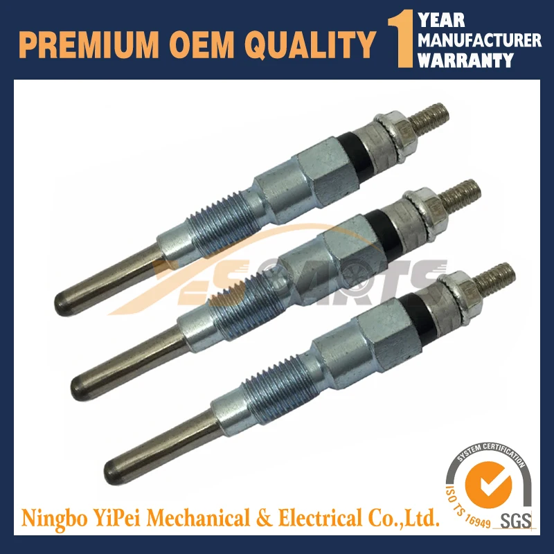 15951-65510 3pcs New Glow Plug for Kubota D950 Engine B5100D B5100E B6100D B4200 B5200 B6200 B7200 B8200 B9200
15951-65510 3pcs New Glow Plug for Kubota D950 Engine B5100D B5100E B6100D B4200 B5200 B6200 B7200 B8200 B9200
