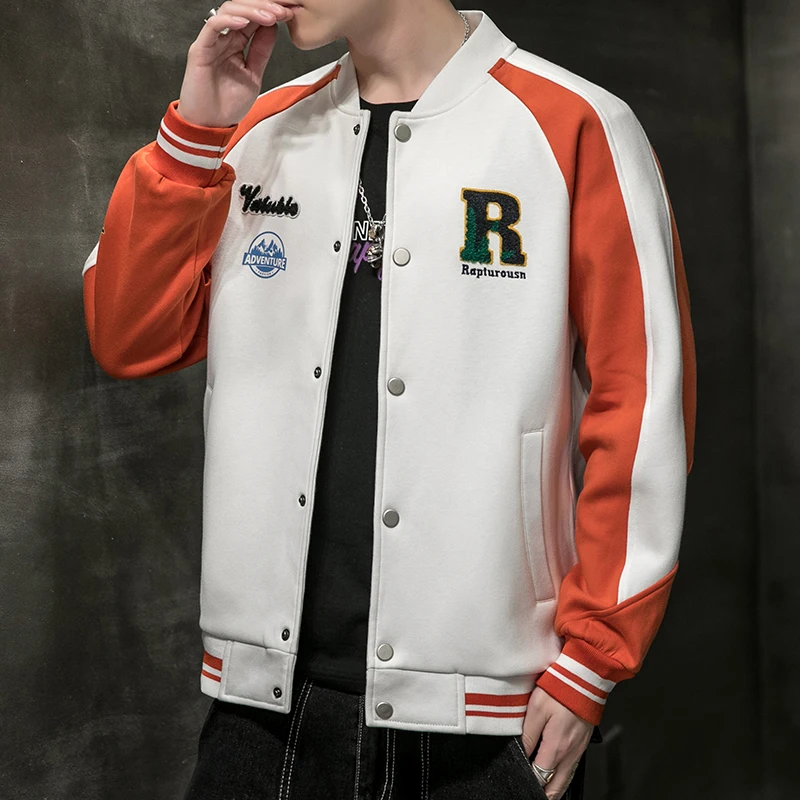 Spring Autumn 2022 New Baseball Collar Jacket Men's Fashion Single Breasted Long Sleeve Casual Coats M-4XL Drop Ship 
Spring Autumn 2022 New Baseball Collar Jacket Men's Fashion Single Breasted Long Sleeve Casual Coats M-4XL Drop Ship