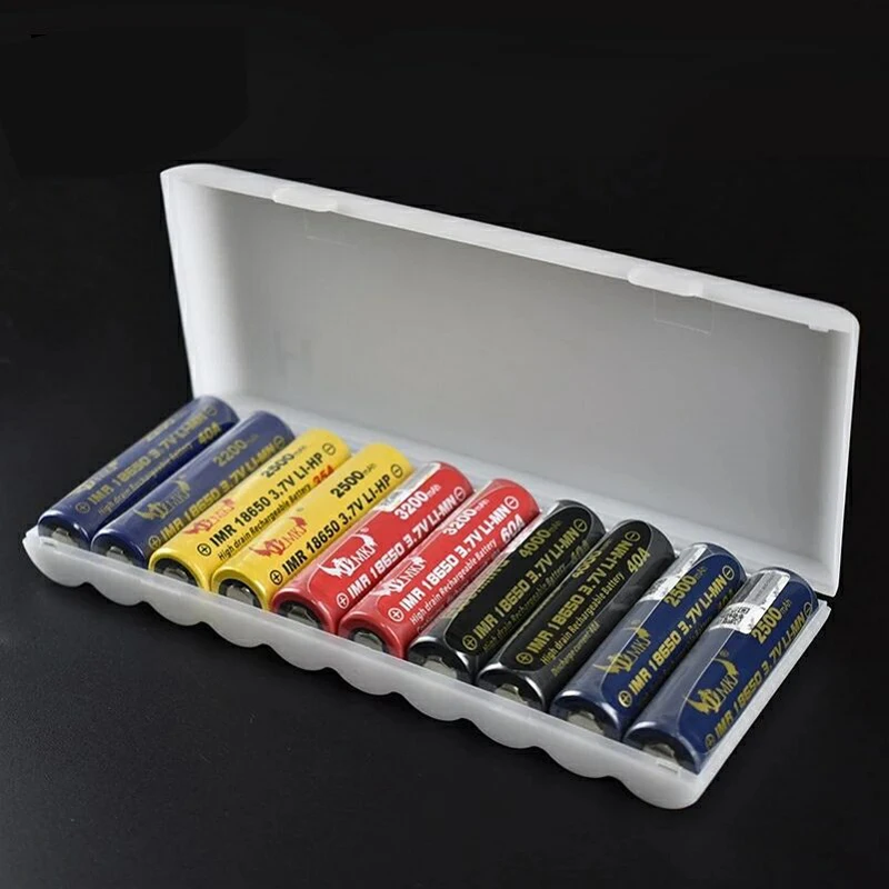MasterFire 150pcs/lot 10 X 18650 Batteries Holder Case 18650 Battery Power Sell Plastic Storage Box Bag Hard Case Cover
MasterFire 150pcs/lot 10 X 18650 Batteries Holder Case 18650 Battery Power Sell Plastic Storage Box Bag Hard Case Cover
