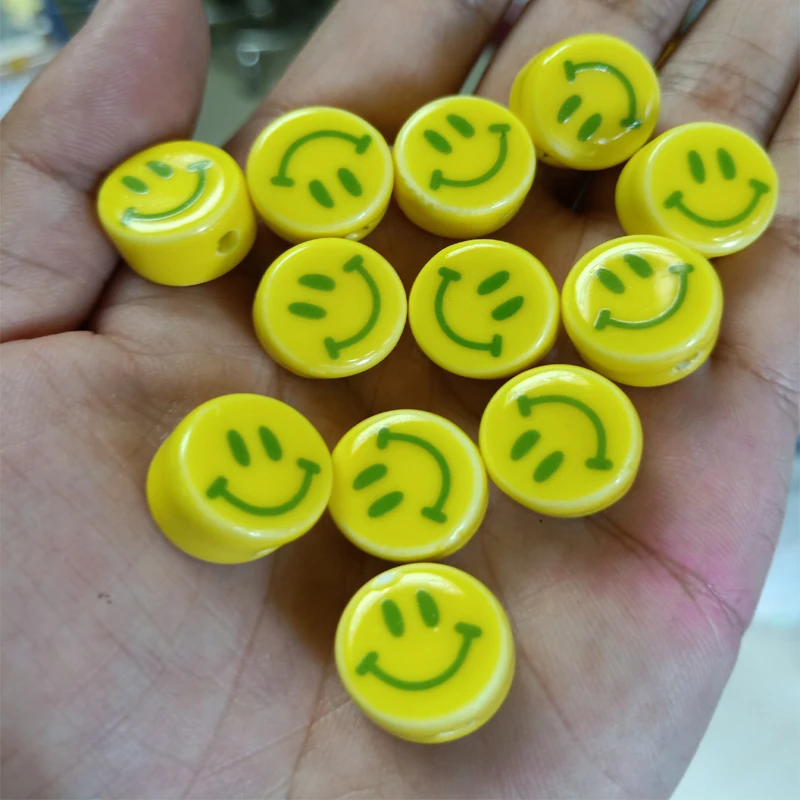 10pcs 16mm Yellow Smile Face Ceramic Beads DIY Loose Spacer Bead For Jewelry Making Bracelet Necklace Accessories
10pcs 16mm Yellow Smile Face Ceramic Beads DIY Loose Spacer Bead For Jewelry Making Bracelet Necklace Accessories