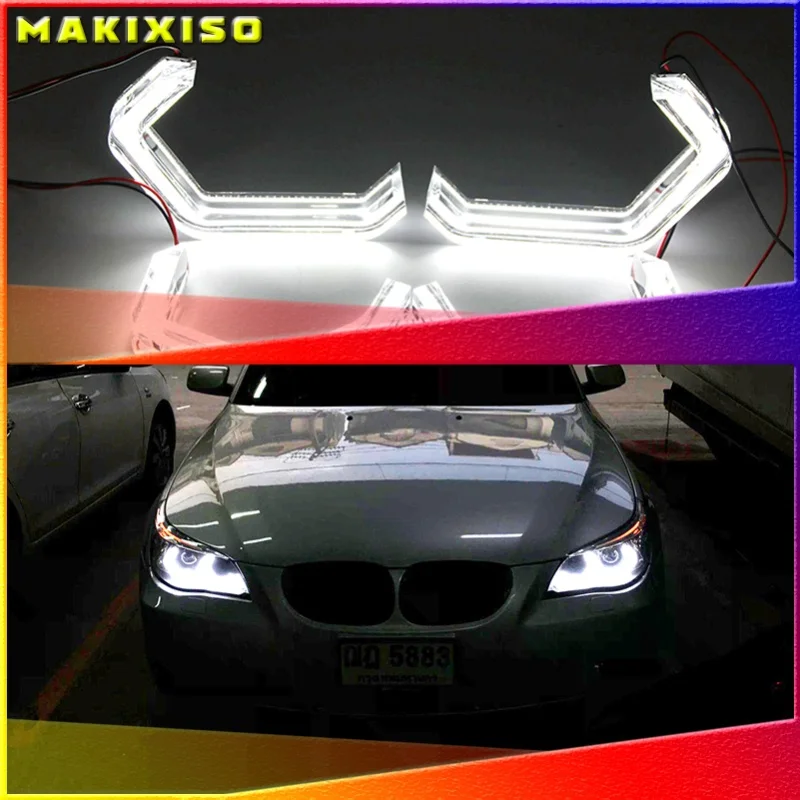 LED Angel Eyes M4 Style Iconic For BMW 2 3 4 Series F30 F31 F32 F34 E90 E60 F10 F80 F82 F83 Xenon/Halogen Lens Headlight DTM DRL
LED Angel Eyes M4 Style Iconic For BMW 2 3 4 Series F30 F31 F32 F34 E90 E60 F10 F80 F82 F83 Xenon/Halogen Lens Headlight DTM DRL