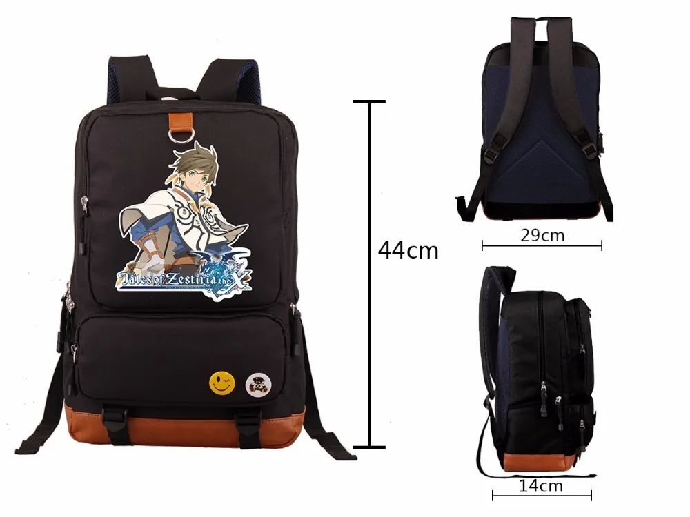 Japan anime Tales of Zestiria Backpack Men Cartoon Rucksack shoulder bag Students Notebook Schoolbag Package
Japan anime Tales of Zestiria Backpack Men Cartoon Rucksack shoulder bag Students Notebook Schoolbag Package