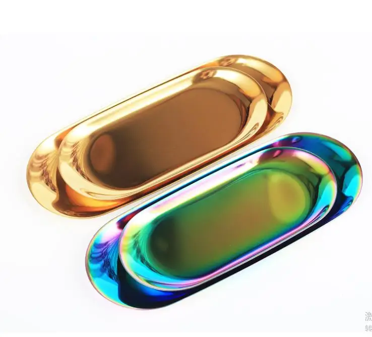 100PCS Colorful Metal Storage Tray Gold Fruit Plate Small Items Jewelry Display Tray Mirror SN1689
100PCS Colorful Metal Storage Tray Gold Fruit Plate Small Items Jewelry Display Tray Mirror SN1689