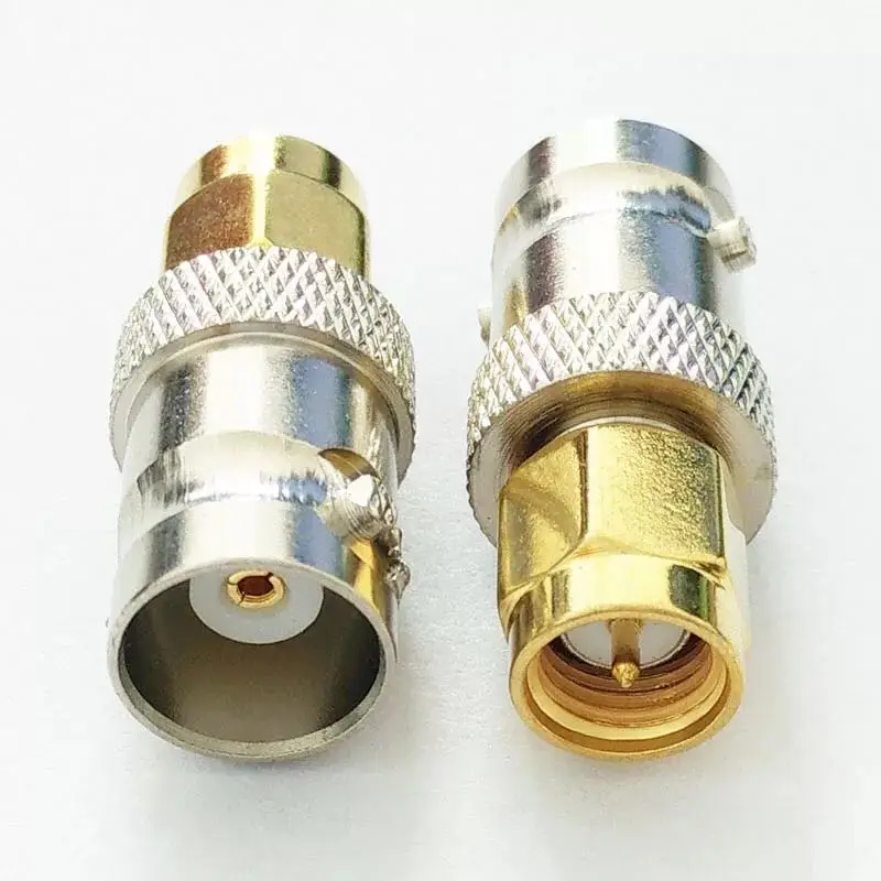 50PCS copper BNC female to Gold Plated SMA male plug RF Coaxial coax antenna ADAPTER
50PCS copper BNC female to Gold Plated SMA male plug RF Coaxial coax antenna ADAPTER