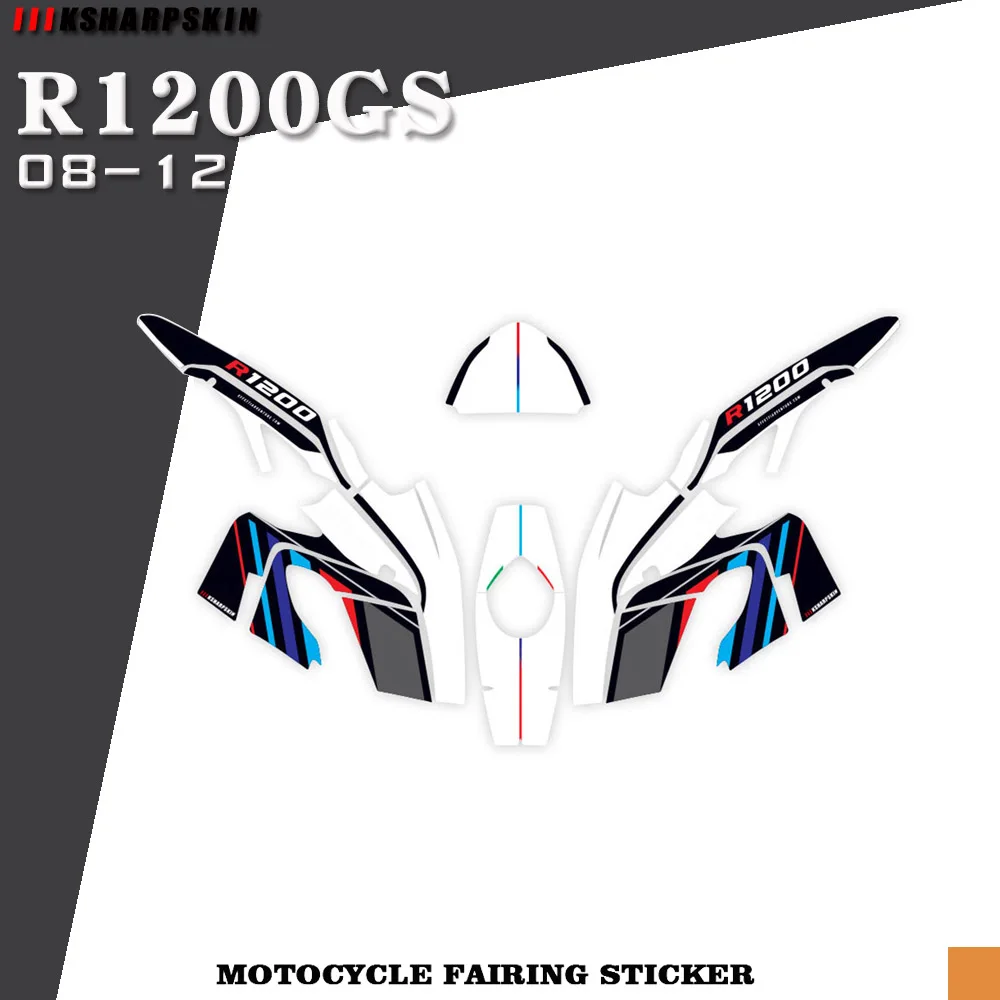 The new motorcycle parts body fairing sticker waterproof personalized decorative film is suitable for BMW R1200GS 2008-2012
The new motorcycle parts body fairing sticker waterproof personalized decorative film is suitable for BMW R1200GS 2008-2012