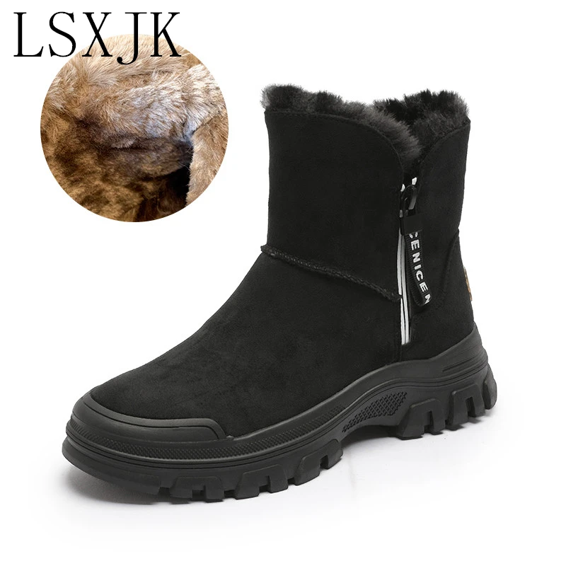 LSXJK Snow Boots Women 2021 New Fashion Zipper Short Tube Plus Velvet Warm Cotton Shoes Winter Non-Slip Thick Snow Cotton
LSXJK Snow Boots Women 2021 New Fashion Zipper Short Tube Plus Velvet Warm Cotton Shoes Winter Non-Slip Thick Snow Cotton