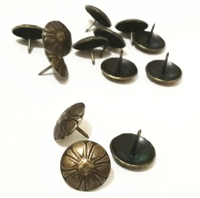 25/50pcs Antique Bronze Sofa Cabinet Chrysanthemums Bubble Nail Metal Round Head Flexible Bag Nail Doornail Hardware Decor
25/50pcs Antique Bronze Sofa Cabinet Chrysanthemums Bubble Nail Metal Round Head Flexible Bag Nail Doornail Hardware Decor