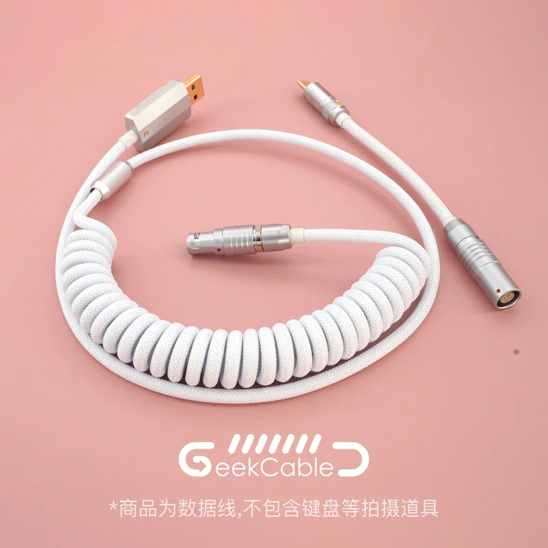 Механический кабель GeekCable для клавиатуры, ручная работа, USB, спиральный кабель для передачи данных, ПЭТ, нейлоновая оплетка, RAMA, тяжелая промышленность
Механический кабель GeekCable для клавиатуры, ручная работа, USB, спиральный кабель для передачи данных, ПЭТ, нейлоновая оплетка, RAMA, тяжелая промышленность