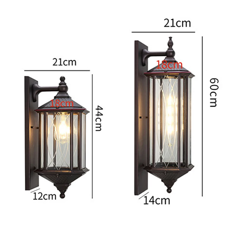 Nordic Style Outdoor Lighting Wall Mounted Coffee Shop Hotel Corridor Wall Lamp Retro Waterproof Vintage Glass Sconce Loft
Nordic Style Outdoor Lighting Wall Mounted Coffee Shop Hotel Corridor Wall Lamp Retro Waterproof Vintage Glass Sconce Loft