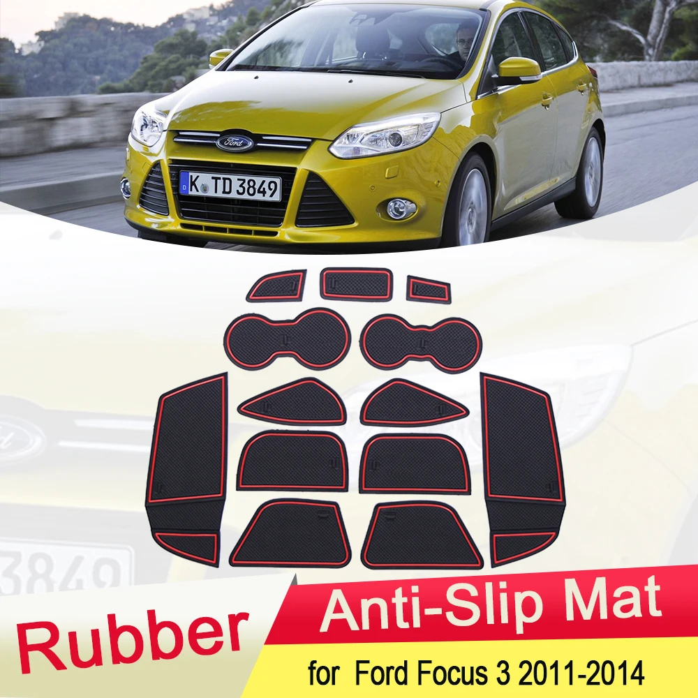 for Ford Focus 3 MK3 ST RS pre-facelift 2011 2012 2013 2014 Rubber Anti-slip Mat Door Groove Cup pad Gate Coaster Accessories
for Ford Focus 3 MK3 ST RS pre-facelift 2011 2012 2013 2014 Rubber Anti-slip Mat Door Groove Cup pad Gate Coaster Accessories