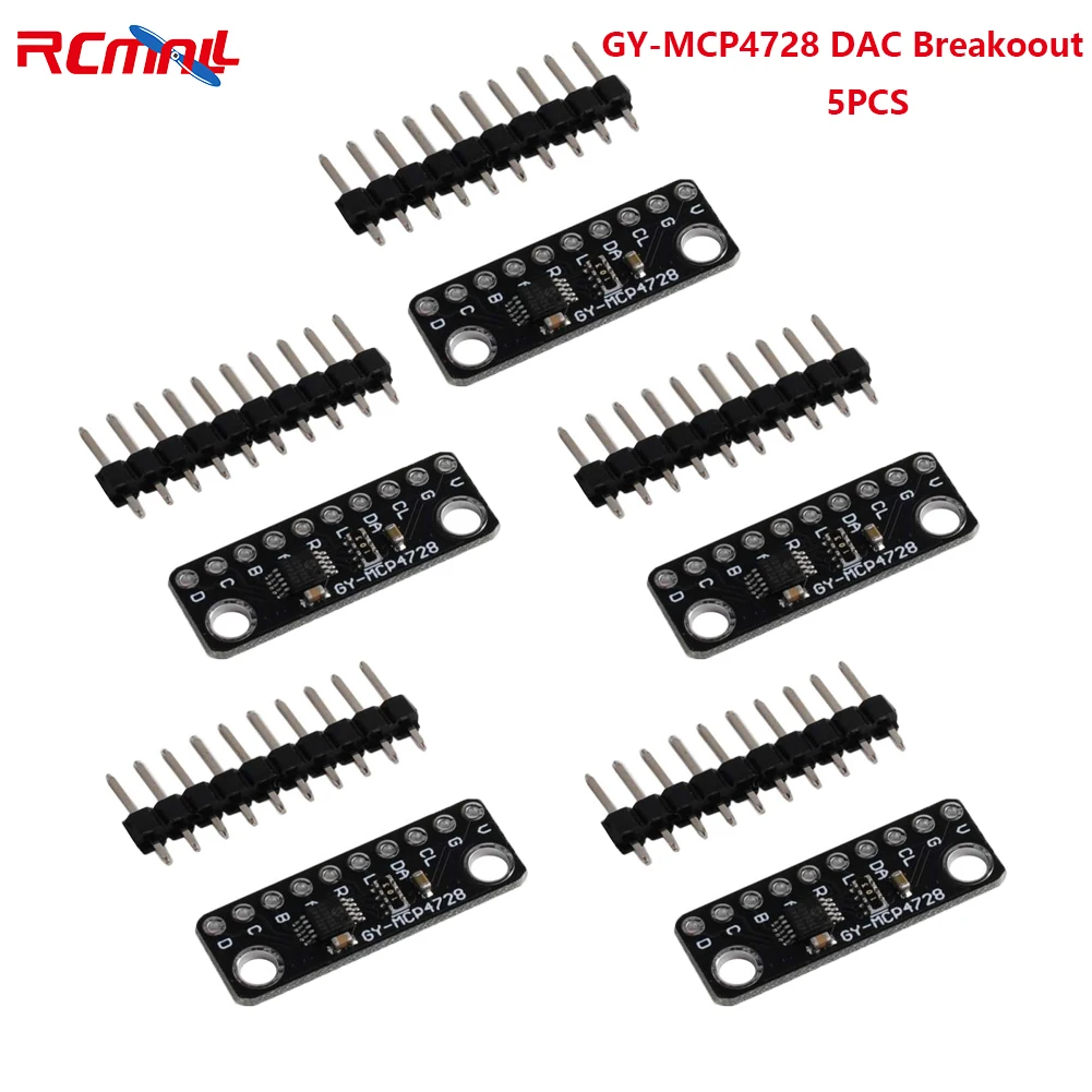 5 шт., MCP4728, 12-битный разрыв, 12 бит, I2C, зеркальный модуль датчика, зеркальный, низкое энергопотребление FZ3481
5 шт., MCP4728, 12-битный разрыв, 12 бит, I2C, зеркальный модуль датчика, зеркальный, низкое энергопотребление FZ3481