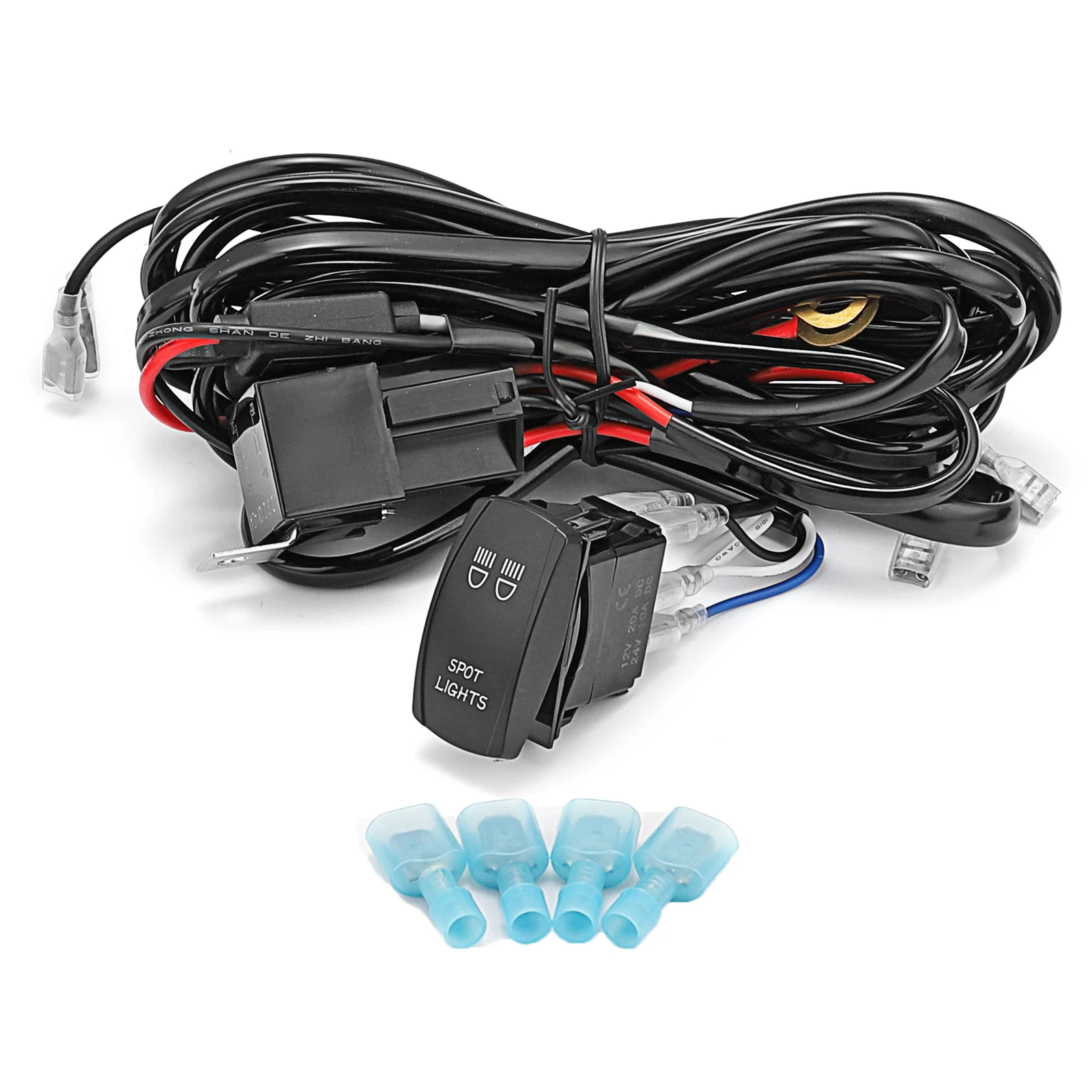 Universial For Polaris Can-am 2 LEAD 16 Wiring Harness SPOT LIGHTS Rocker Switch UTV ATV Accessories
Universial For Polaris Can-am 2 LEAD 16 Wiring Harness SPOT LIGHTS Rocker Switch UTV ATV Accessories