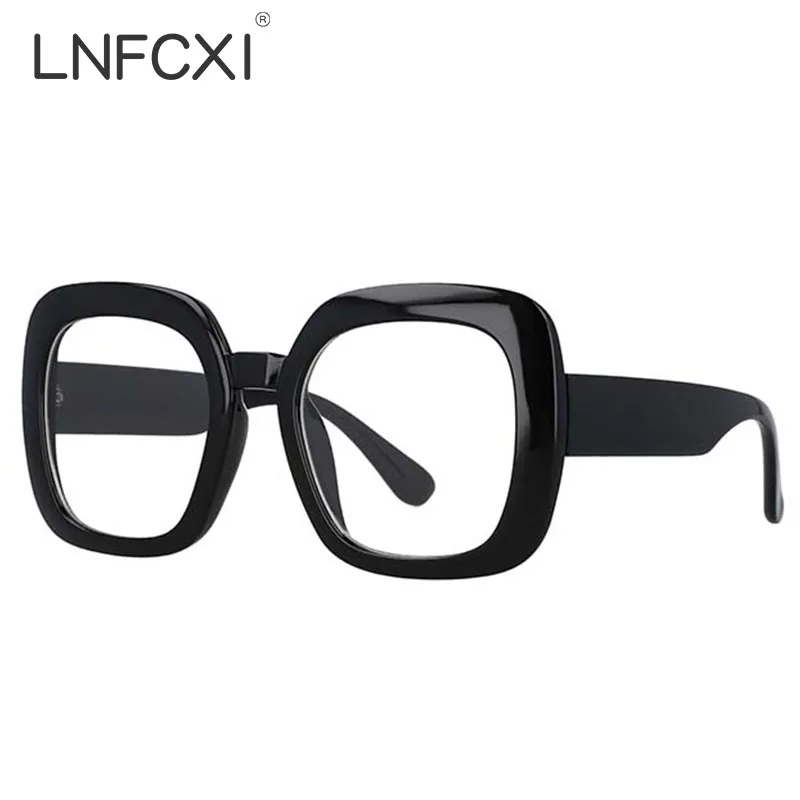 Большие квадратные оправы для очков LNFCXI кошачий глаз, женские модные компьютерные оправы для очков большого размера для женщин
Большие квадратные оправы для очков LNFCXI кошачий глаз, женские модные компьютерные оправы для очков большого размера для женщин