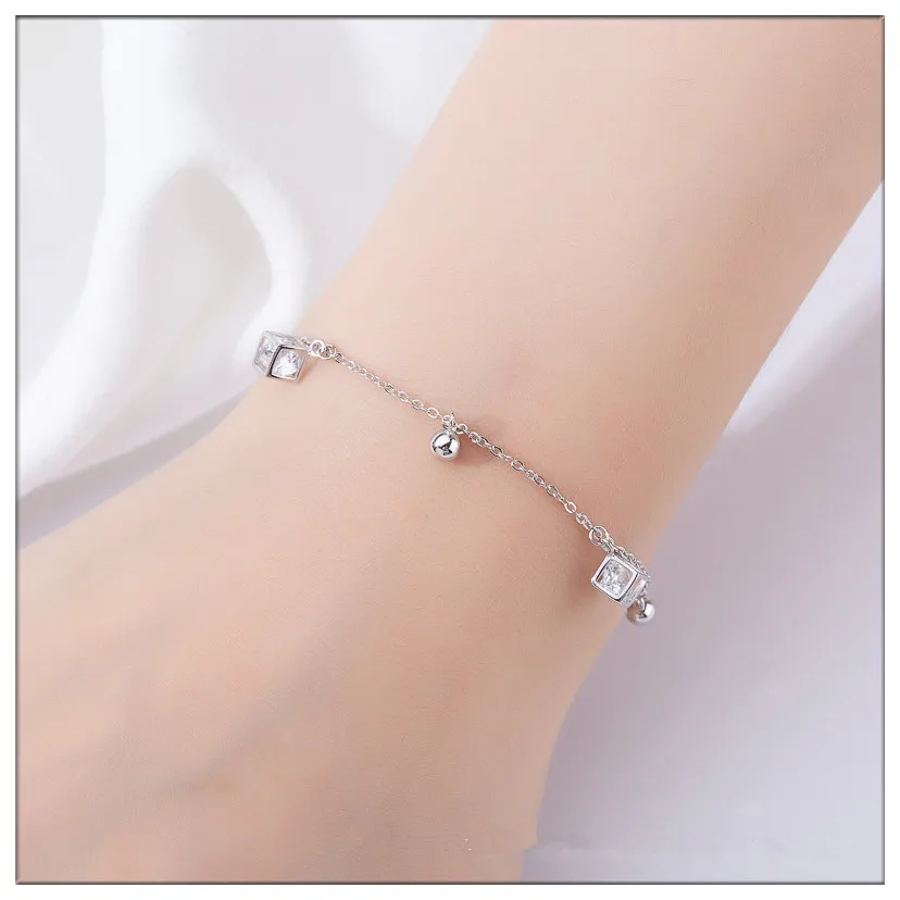 925 sterling silver bracelet women bracelet charm bracelet Silver bracelet friendship bracelets
925 sterling silver bracelet women bracelet charm bracelet Silver bracelet friendship bracelets