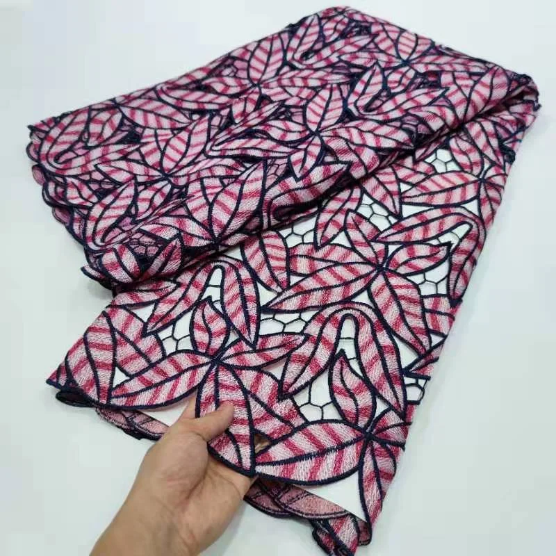 Purple LACE African French Lace Fabric Hot Selling Nigerian Lace Fabric Embroidery Mesh Guipure Cord Lace Fabric For Wedding
Purple LACE African French Lace Fabric Hot Selling Nigerian Lace Fabric Embroidery Mesh Guipure Cord Lace Fabric For Wedding