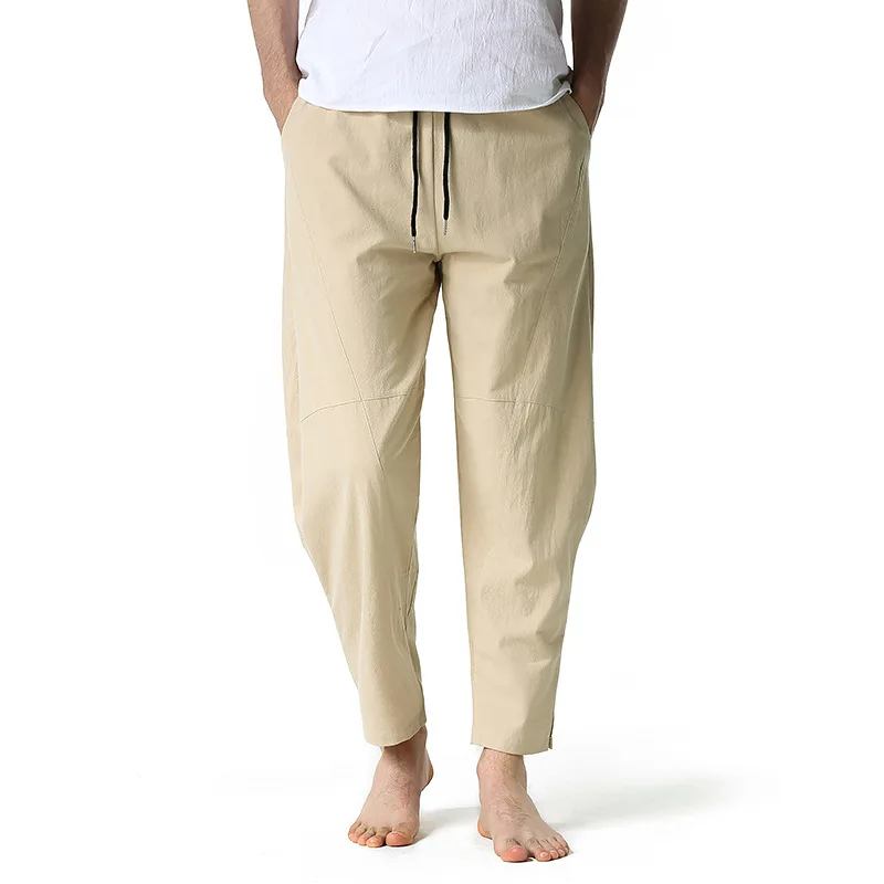 Solid Mens Trousers 2021 New Cotton Casual Pencil Pants Men Breathable Cosy Baggy Cross-Pants Harajuku Oversize Streetwear
Solid Mens Trousers 2021 New Cotton Casual Pencil Pants Men Breathable Cosy Baggy Cross-Pants Harajuku Oversize Streetwear