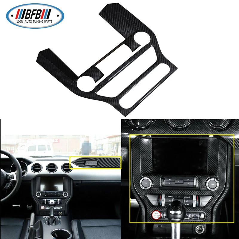 Real Carbon Fiber Center Console Navigation Frame Decoration Cover Trim For Ford Mustang Car Styling Interior Modified
Real Carbon Fiber Center Console Navigation Frame Decoration Cover Trim For Ford Mustang Car Styling Interior Modified