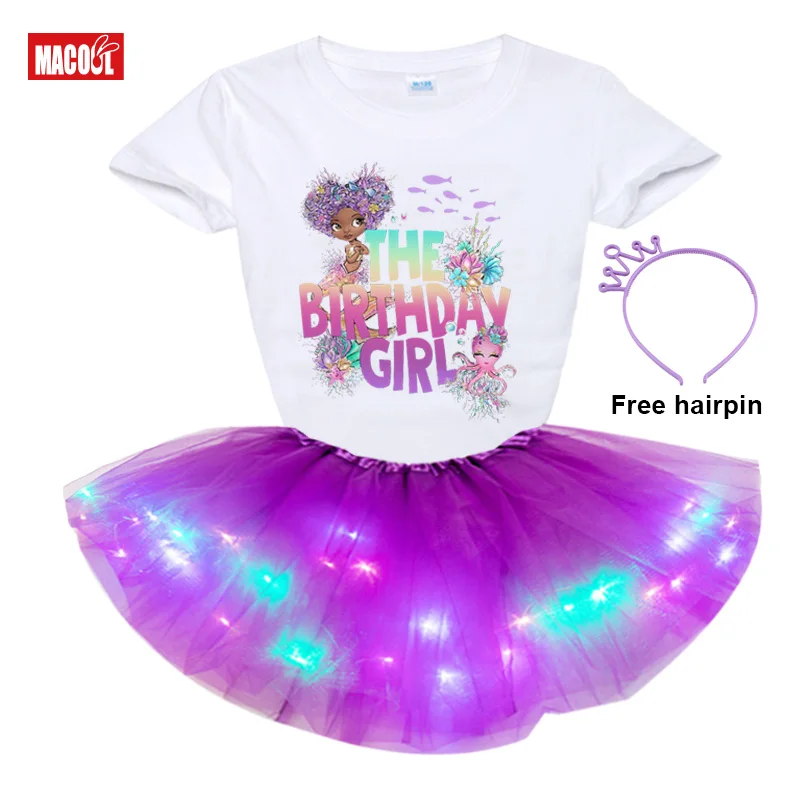 Black Mermaid Dolphint Shirt Set Girl Dress Sets Princess Girl Set The Birthday Girl Dress Party 2Pc Light Dress+t Shirt Present
Black Mermaid Dolphint Shirt Set Girl Dress Sets Princess Girl Set The Birthday Girl Dress Party 2Pc Light Dress+t Shirt Present