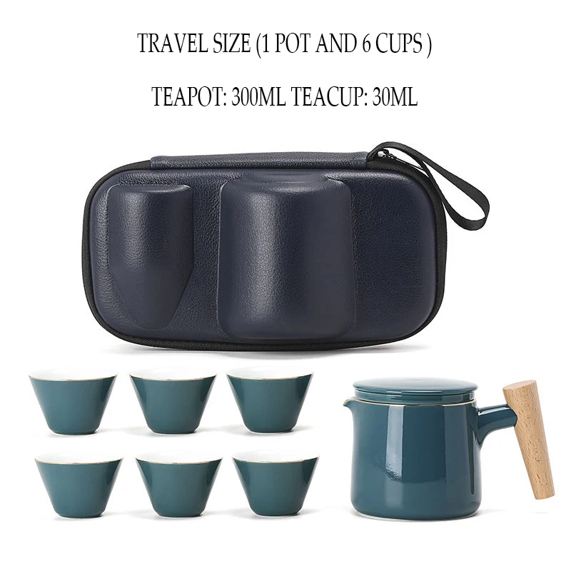 Krukke High-End 1 Pot Of 6 Cups Portable Travel Tea Set Teapot Storage Bag Kung Fu TeaSet Small Set Of Ceramics Outdoor Teaware
Krukke High-End 1 Pot Of 6 Cups Portable Travel Tea Set Teapot Storage Bag Kung Fu TeaSet Small Set Of Ceramics Outdoor Teaware