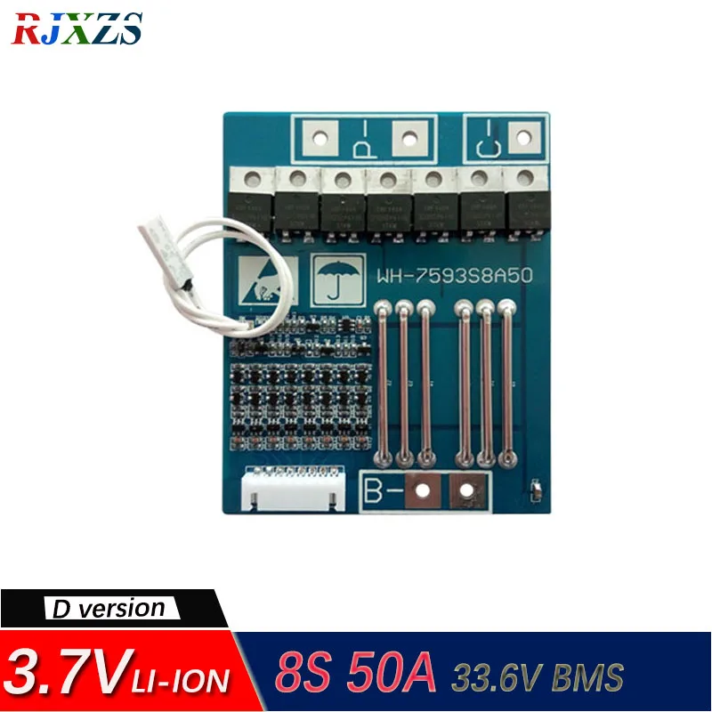Печатная плата 8S 50A 33,6 V Li Polymer литиевые BMS/PCM/PCB для защиты аккумулятора 8 упаковок 18650 Li-Ion Cell W/ Temp
Печатная плата 8S 50A 33,6 V Li Polymer литиевые BMS/PCM/PCB для защиты аккумулятора 8 упаковок 18650 Li-Ion Cell W/ Temp