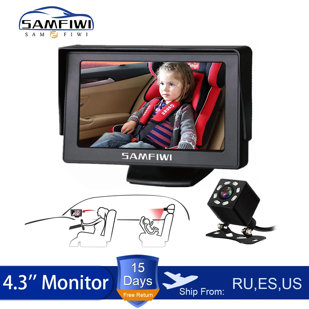 Baby Car Mirror Monitor 4.3inch HD Night Vision Function Car Mirror Display TFT LCD screen Reversing Parking Monitor
Baby Car Mirror Monitor 4.3inch HD Night Vision Function Car Mirror Display TFT LCD screen Reversing Parking Monitor