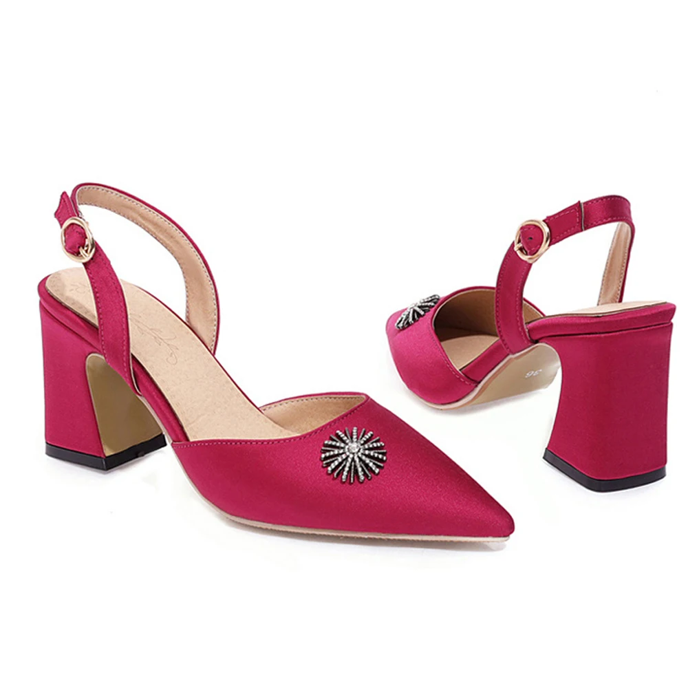 LOVIRS Women Ankle Strap Satin Pumps Shallow Mid Heel Pointed Toe Chunky Heels Shoes 8cm Plus Size 34-43
LOVIRS Women Ankle Strap Satin Pumps Shallow Mid Heel Pointed Toe Chunky Heels Shoes 8cm Plus Size 34-43
