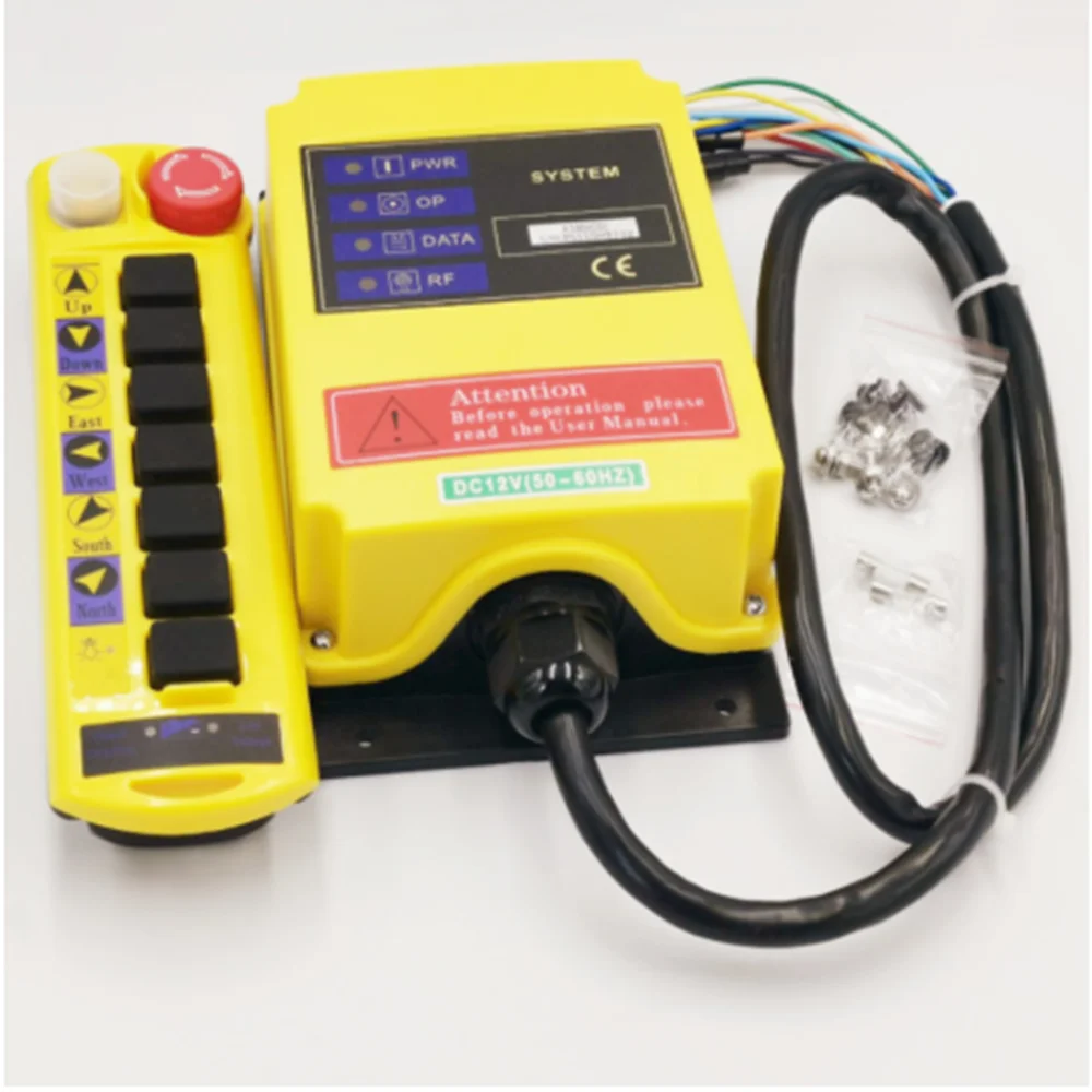 12V ~ 415VAC 1 Speed 1 Transmitters Control Hoist Crane Radio Remote Control Push Button Switch System Controller
12V ~ 415VAC 1 Speed 1 Transmitters Control Hoist Crane Radio Remote Control Push Button Switch System Controller