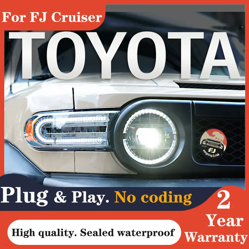 Светодиодные фары для Toyota FJ Cruiser Benz типа Светодиодные фары 2007-2020 Фара DRL Сигнальная линза проектора Автомобильная
Светодиодные фары для Toyota FJ Cruiser Benz типа Светодиодные фары 2007-2020 Фара DRL Сигнальная линза проектора Автомобильная