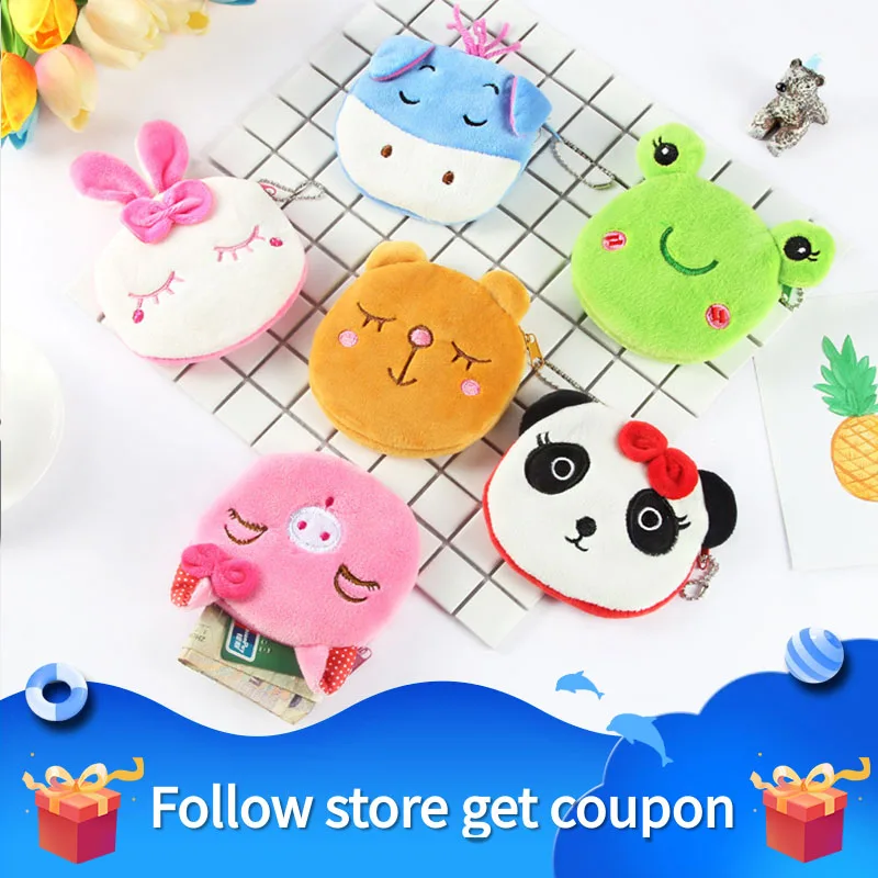 10CM Plush Wallet Small Change Cartoon Animals Short Hair Zipper Design Convenient Storage Stitch My melody Toys Children
10CM Plush Wallet Small Change Cartoon Animals Short Hair Zipper Design Convenient Storage Stitch My melody Toys Children