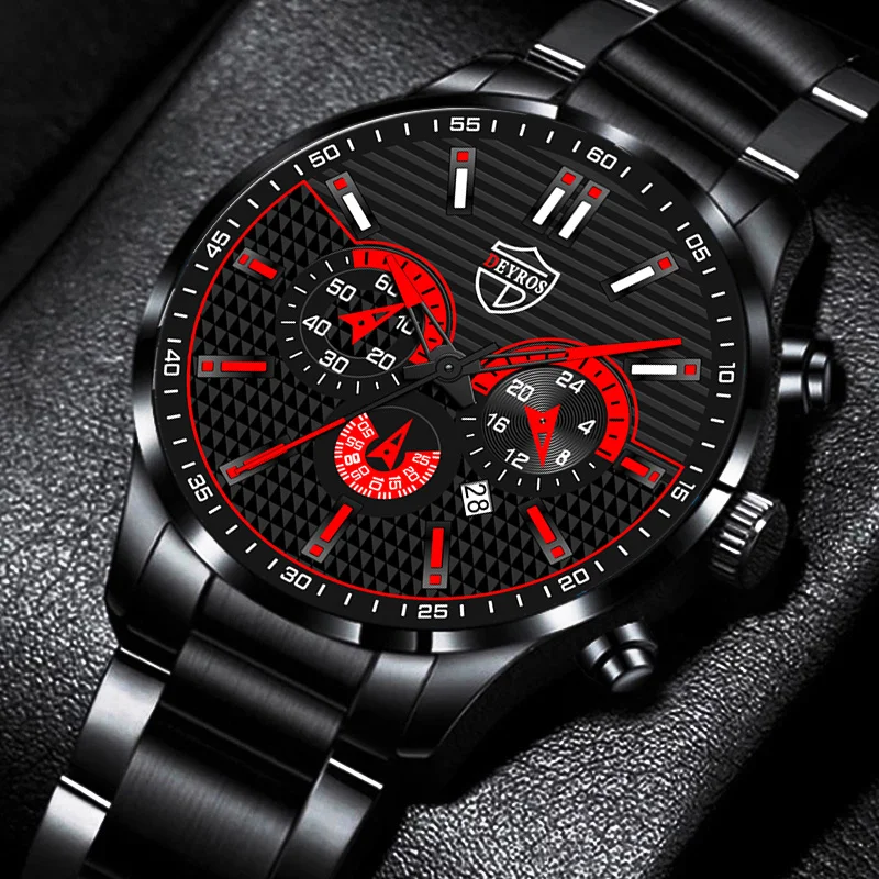 2023 Fashion Mens Sports Watches for Men Clock Luxury Stainless Steel Quartz Wrist Watch Man Business Casual Leather Strap Watch
2023 Fashion Mens Sports Watches for Men Clock Luxury Stainless Steel Quartz Wrist Watch Man Business Casual Leather Strap Watch