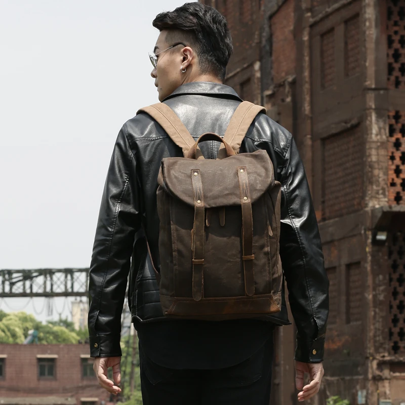 Batik Canvas Backpack Retro Waterproof Outdoor Travel Hiking Oil Wax Canvas Laptop Bag
Batik Canvas Backpack Retro Waterproof Outdoor Travel Hiking Oil Wax Canvas Laptop Bag