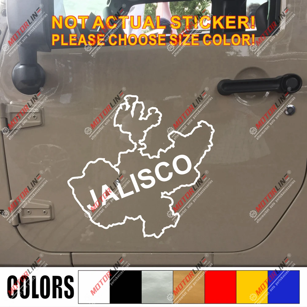 Jalisco State of Mexico Mexican Map Outline Decal Sticker Car Vinyl no bkgrd
Jalisco State of Mexico Mexican Map Outline Decal Sticker Car Vinyl no bkgrd