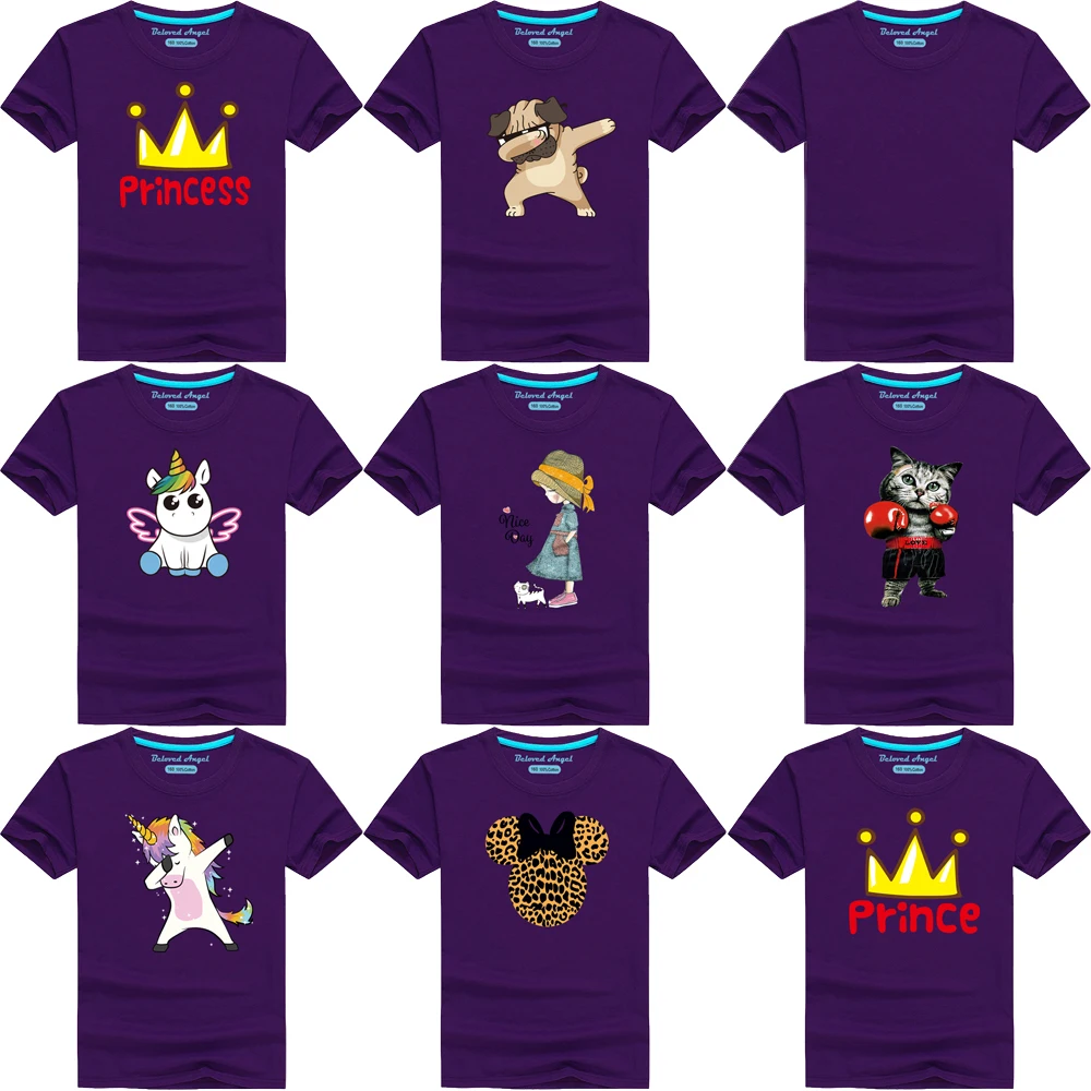 Fashion Purple T-shirt Short Sleeve Cartoon Cotton T-shirt For Kids Boys Girls 3D Printed Tops Harajuku Graphic Children Clothes
Fashion Purple T-shirt Short Sleeve Cartoon Cotton T-shirt For Kids Boys Girls 3D Printed Tops Harajuku Graphic Children Clothes