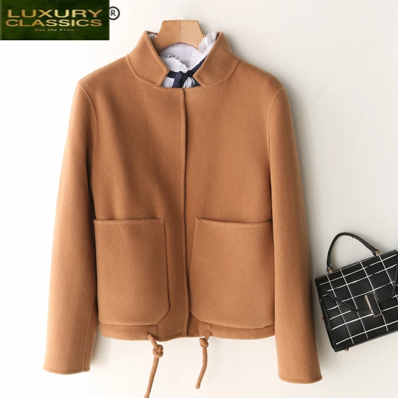 Wool Winter Coat 100% Women Autumn Clothes 2021 Elegant Vintage Cashmere Jacket Ladies Short Woolen Jackets Hiver LW1617
Wool Winter Coat 100% Women Autumn Clothes 2021 Elegant Vintage Cashmere Jacket Ladies Short Woolen Jackets Hiver LW1617