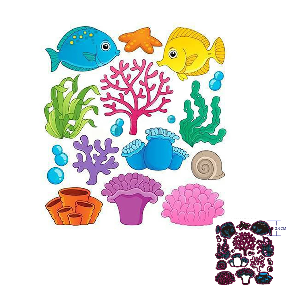 New Seaweed Fish metal cutting die mould scrapbook decoration embossed photo album decoration card making DIY handicrafts
New Seaweed Fish metal cutting die mould scrapbook decoration embossed photo album decoration card making DIY handicrafts