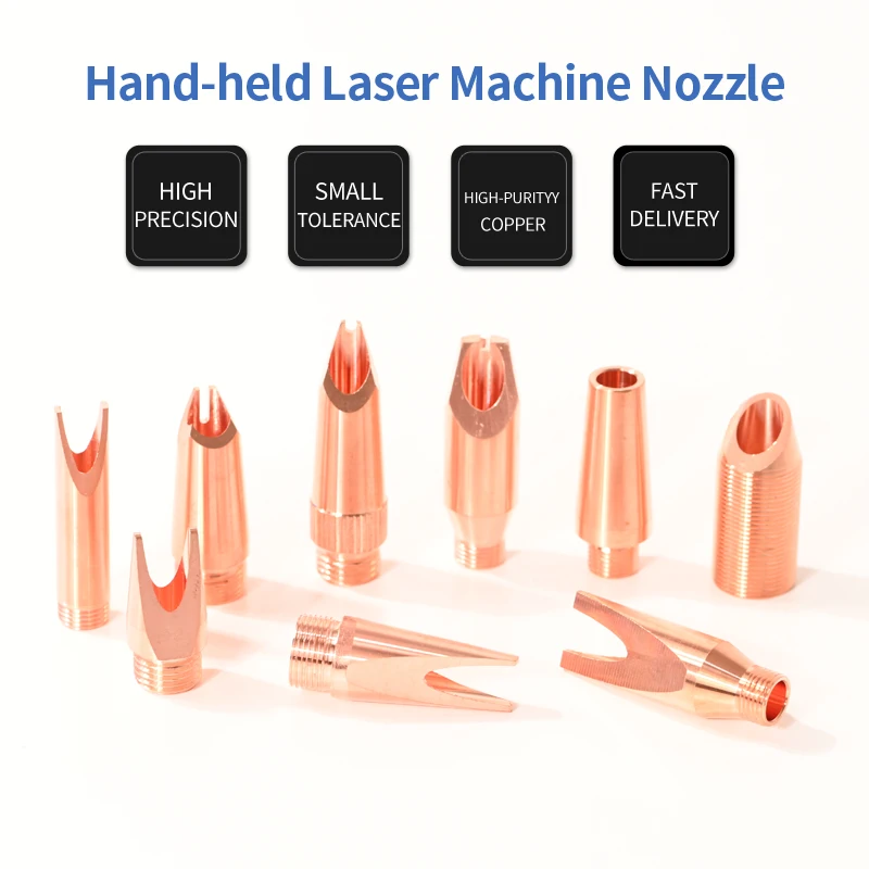 High Quality Hand-held Laser Machine Nozzle Thread M8 M10 M11 M13 Type A-K with Wire-feed for WSX ND18 & Other Welding Head
High Quality Hand-held Laser Machine Nozzle Thread M8 M10 M11 M13 Type A-K with Wire-feed for WSX ND18 & Other Welding Head