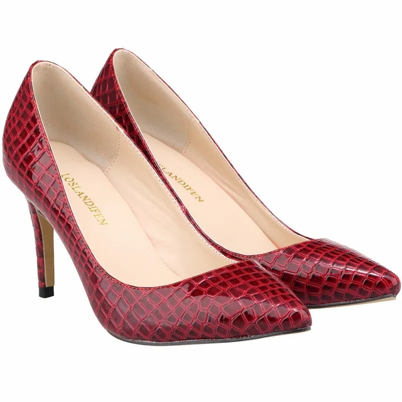 2023 Women's Thin High heels Sexy Bride Wedding Party Pumps Pointed Toe Patent Leather 8CM Slip On women shoes size 35-42
2023 Women's Thin High heels Sexy Bride Wedding Party Pumps Pointed Toe Patent Leather 8CM Slip On women shoes size 35-42