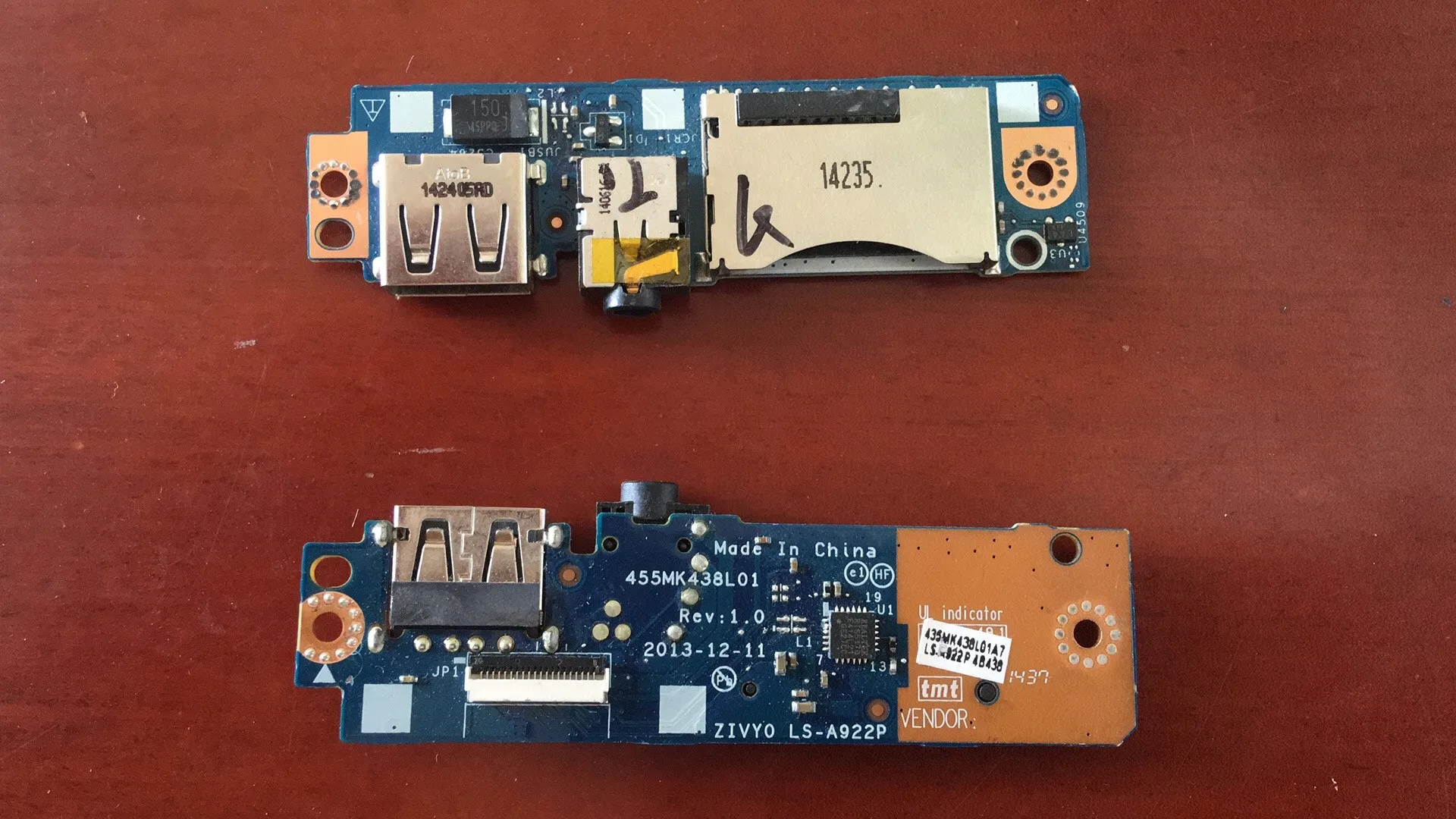 Оригинальная маленькая Плата USB для Lenovo Yoga2 13, слот для SD-карты, маленькая плата с аудио интерфейсом
Оригинальная маленькая Плата USB для Lenovo Yoga2 13, слот для SD-карты, маленькая плата с аудио интерфейсом