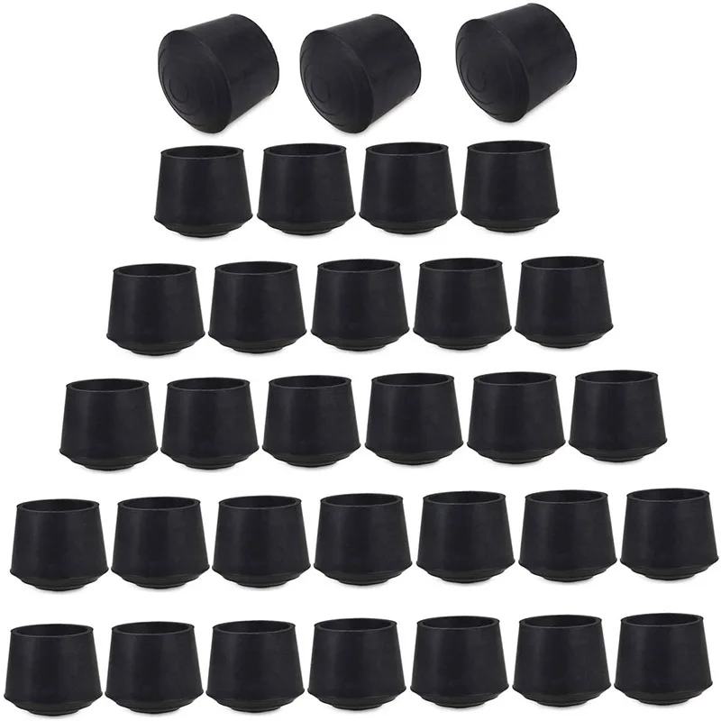 32 PCS 7/8 inch Round Chair Leg Tips Caps Anti-Slip Black Rubber Table Feet Covers Chair Leg Protectors
32 PCS 7/8 inch Round Chair Leg Tips Caps Anti-Slip Black Rubber Table Feet Covers Chair Leg Protectors