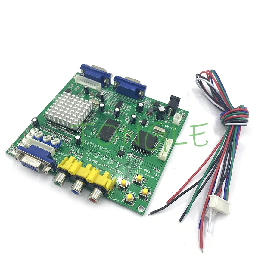 Плата видеоконвертера для аркадных игр, RGB, CGA, EGA, YUV в VGA, HD-видео, Hot Green Board, HD9800, GBS8200, 2024 New
Плата видеоконвертера для аркадных игр, RGB, CGA, EGA, YUV в VGA, HD-видео, Hot Green Board, HD9800, GBS8200, 2024 New